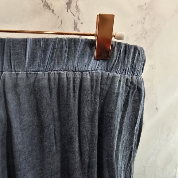 Anthropologie Pants Womens Light Small Blue High Rise Pull On Blouson Tina Jo - Picture 11 of 12